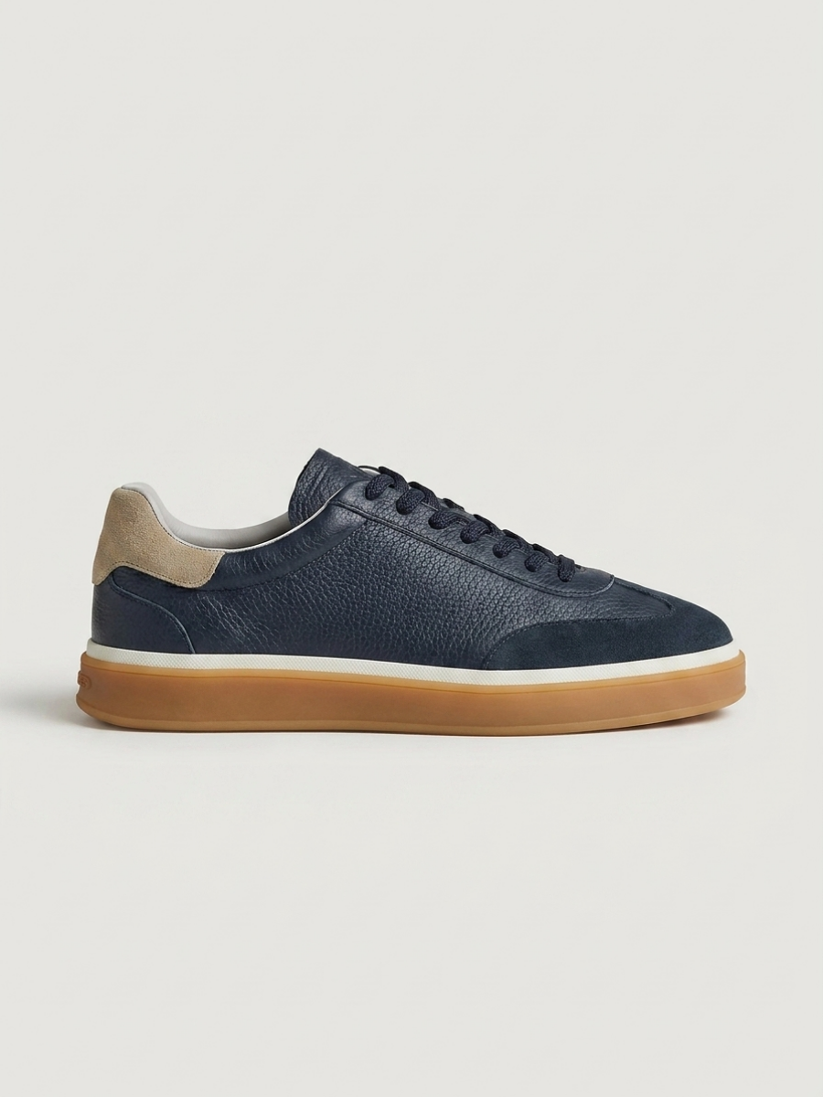 Navy Leather Corso Trainer