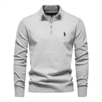 Premium Herren-Strickpullover mit halbem Reißverschluss – Ausverkauf