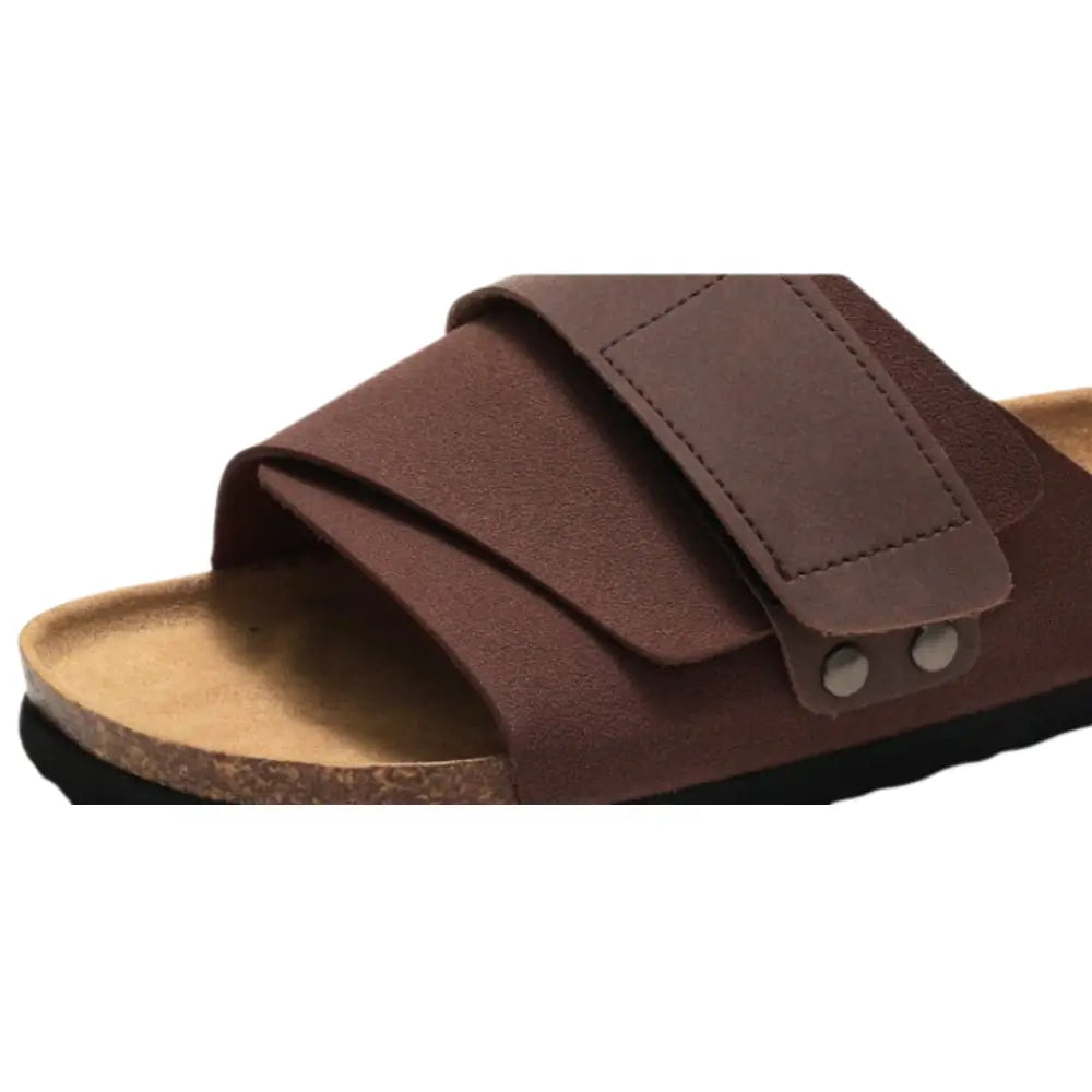 Salerno Sandal — Dark Brown