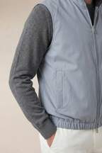 Wendbare Weste Babyblau