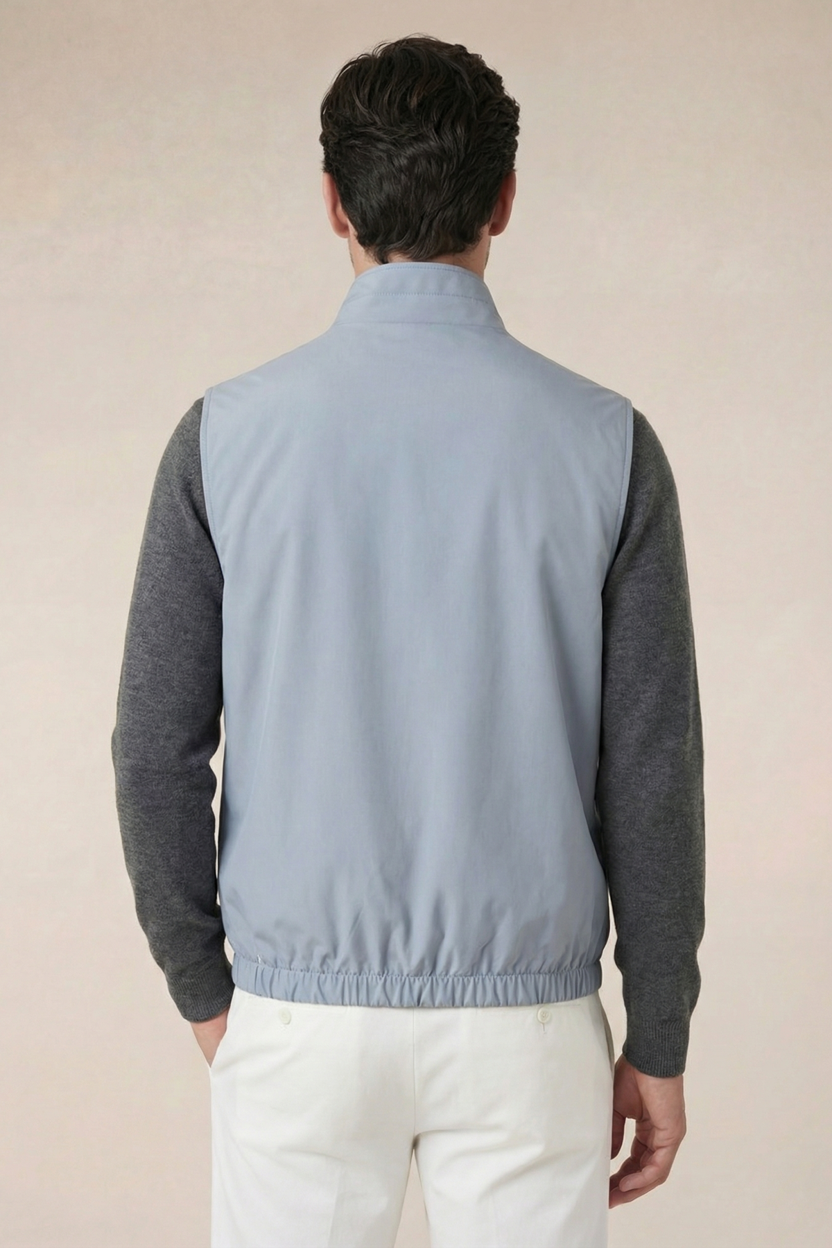Wendbare Weste Babyblau