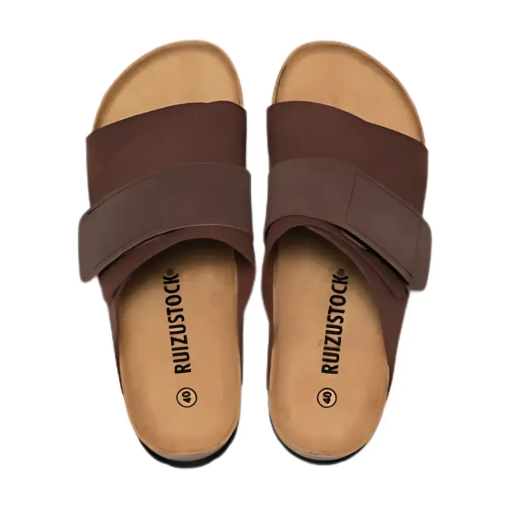 Salerno Sandal — Dark Brown