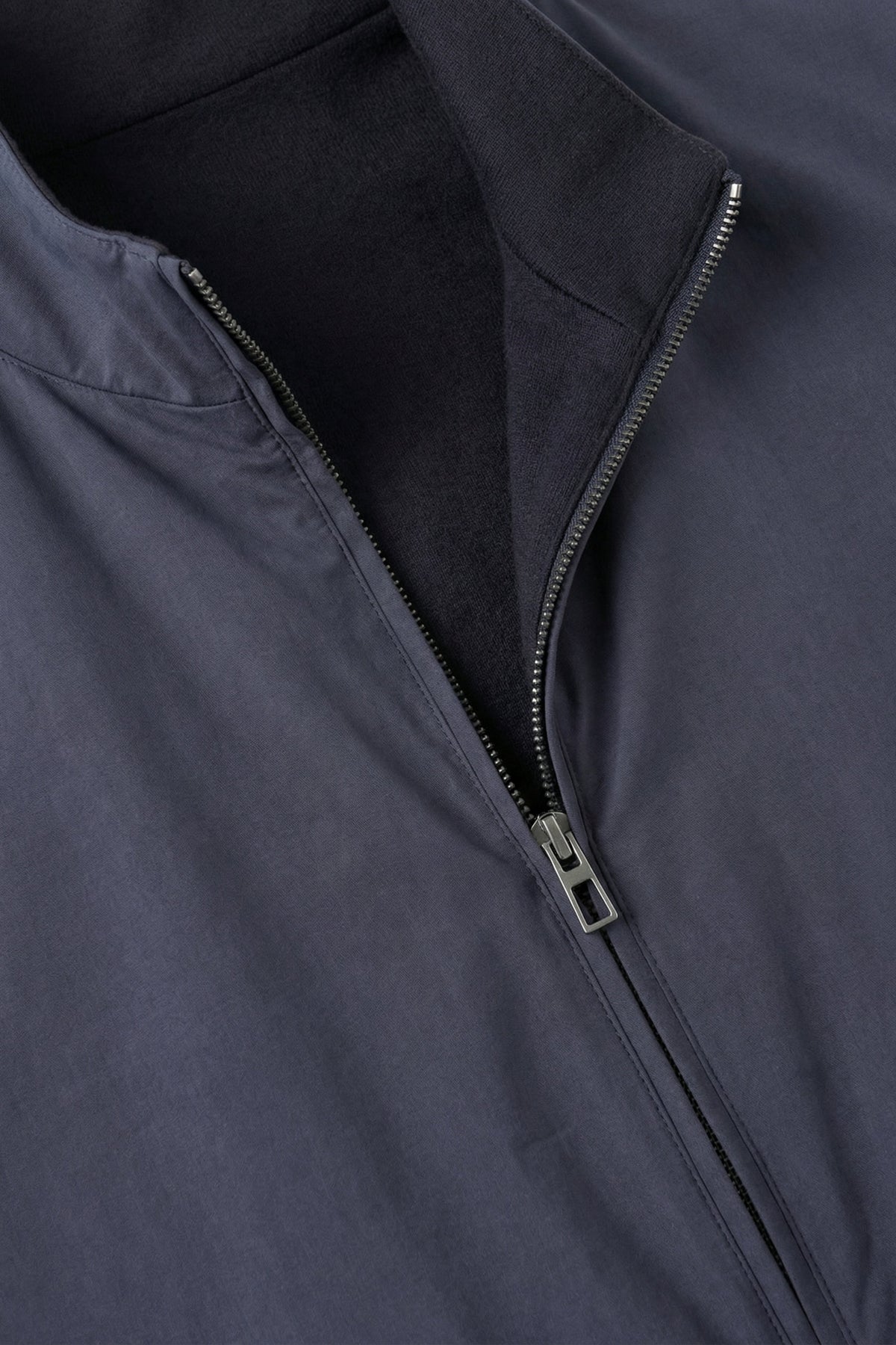 Gilet réversible bleu marine