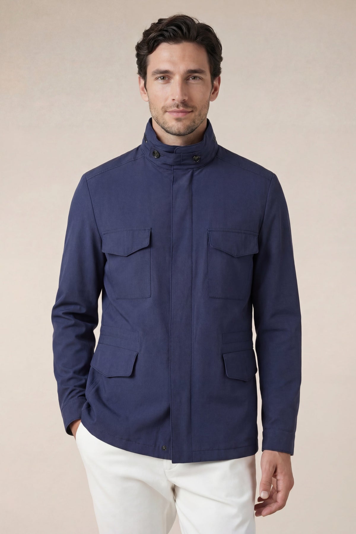 Veste d'expédition bleu marine