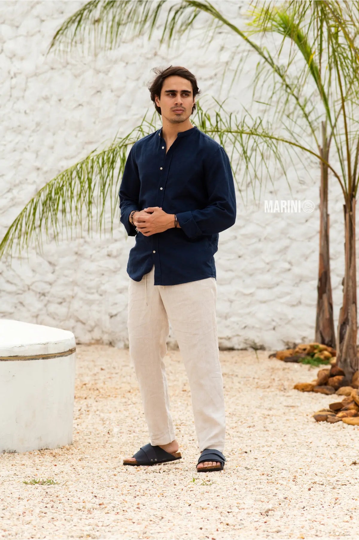 Salerno Sandal — Deep Blue