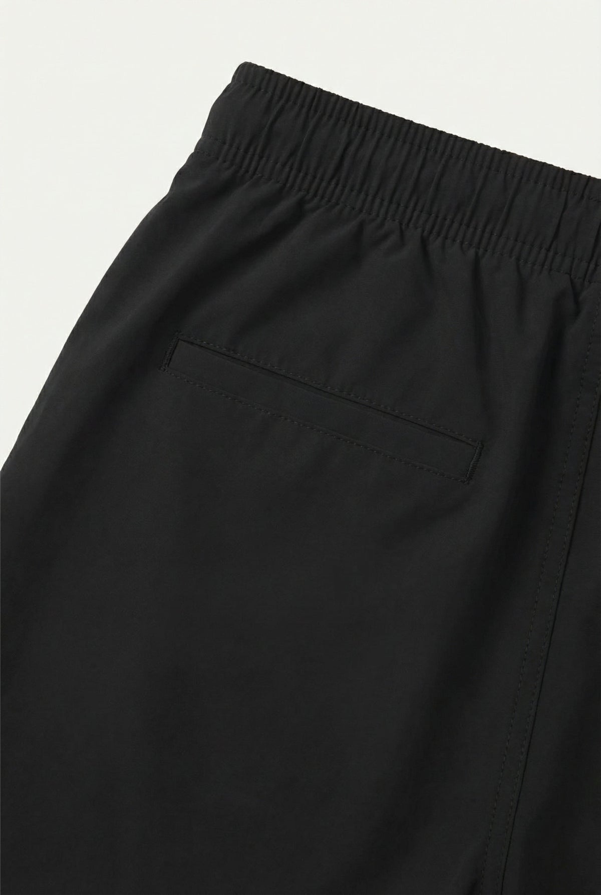 Portofino Nylon-Badeshorts Schwarz