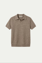 Ravello Strick-Polo Taupe