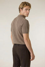 Ravello Strick-Polo Taupe