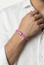 Constantino Goldarmband Lila/Gold