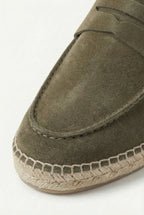 Capri Suede Loafer Olive