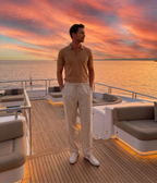 Beige Linen Trousers