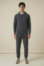 Ensemble Capri en cachemire gris foncé
