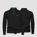 Herren-Strickpullover mit Reißverschlusskragen (Ausverkauf)