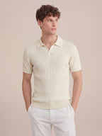 Capri Strickpolo Beige