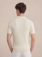 Capri Strickpolo Beige