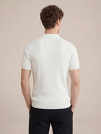 Capri Strickpolo Weiß