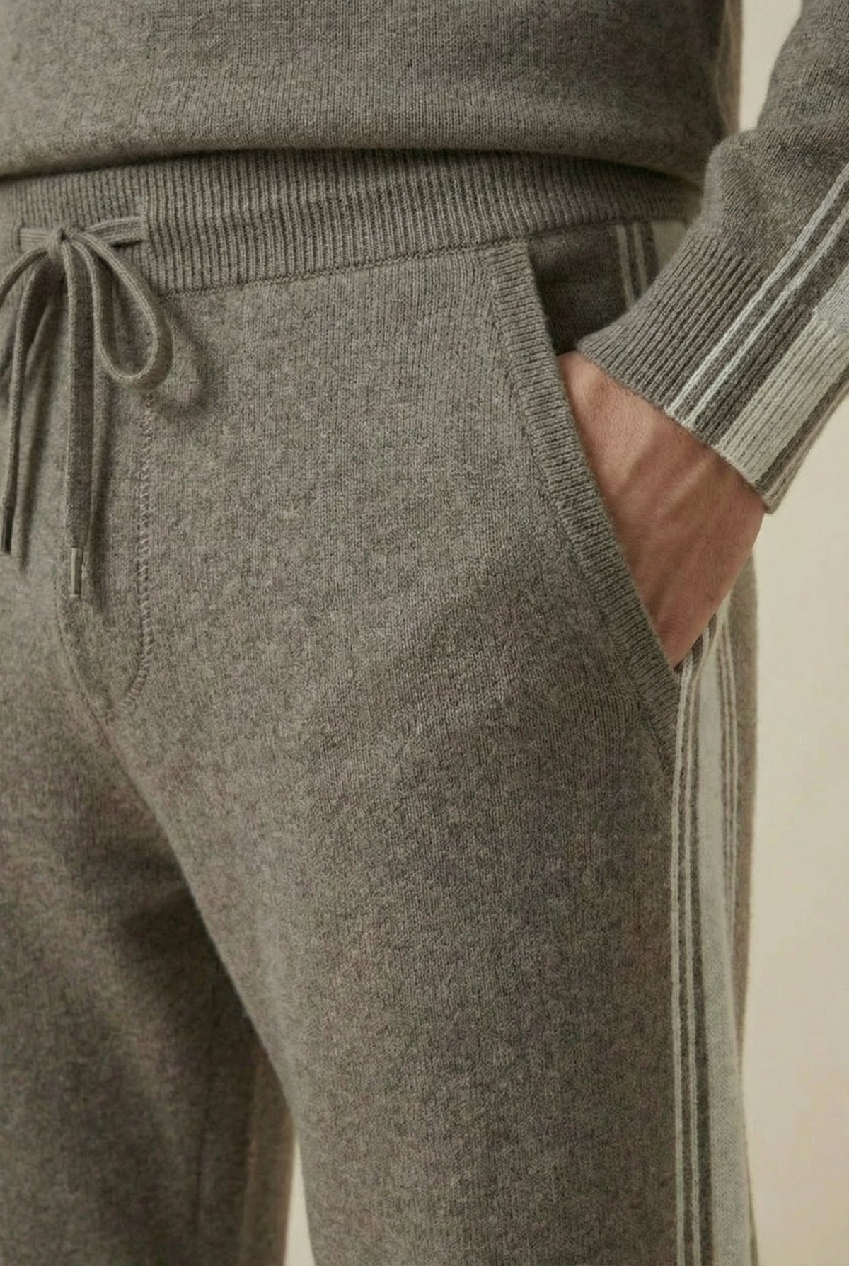Capri Kaschmir-Set Taupe