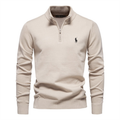 Premium Herren-Strickpullover mit halbem Reißverschluss – Ausverkauf