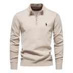 Premium Herren-Strickpullover mit halbem Reißverschluss – Ausverkauf