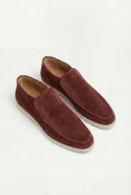 Amalfi Suède City Loafer Burgundy