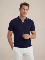 Paraggi Strickpolo Marineblau