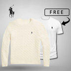 Pull Premium Homme™ + T-shirt Offert 🎁