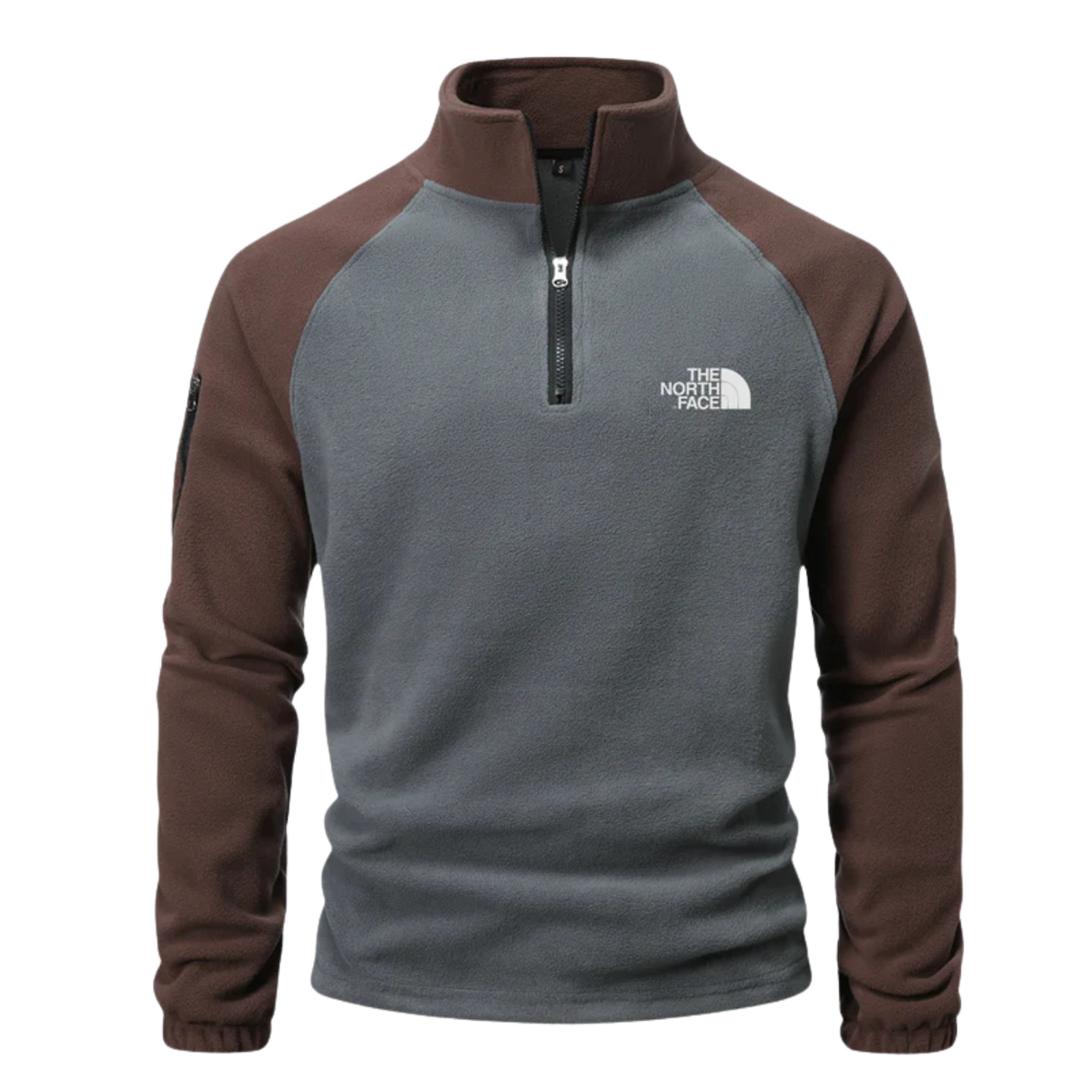 Herren-Halb-Reißverschluss-Fleece-Pullover – Ausverkauf