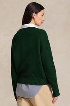 Pull femme | Polo Bear vert