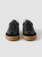 Black Leather Corso Trainer