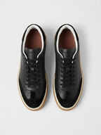 Black Leather Corso Trainer