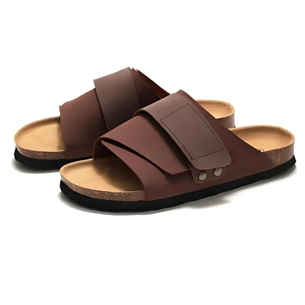Salerno Sandal — Dark Brown