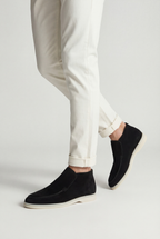 Amalfi Suede City Loafer Black