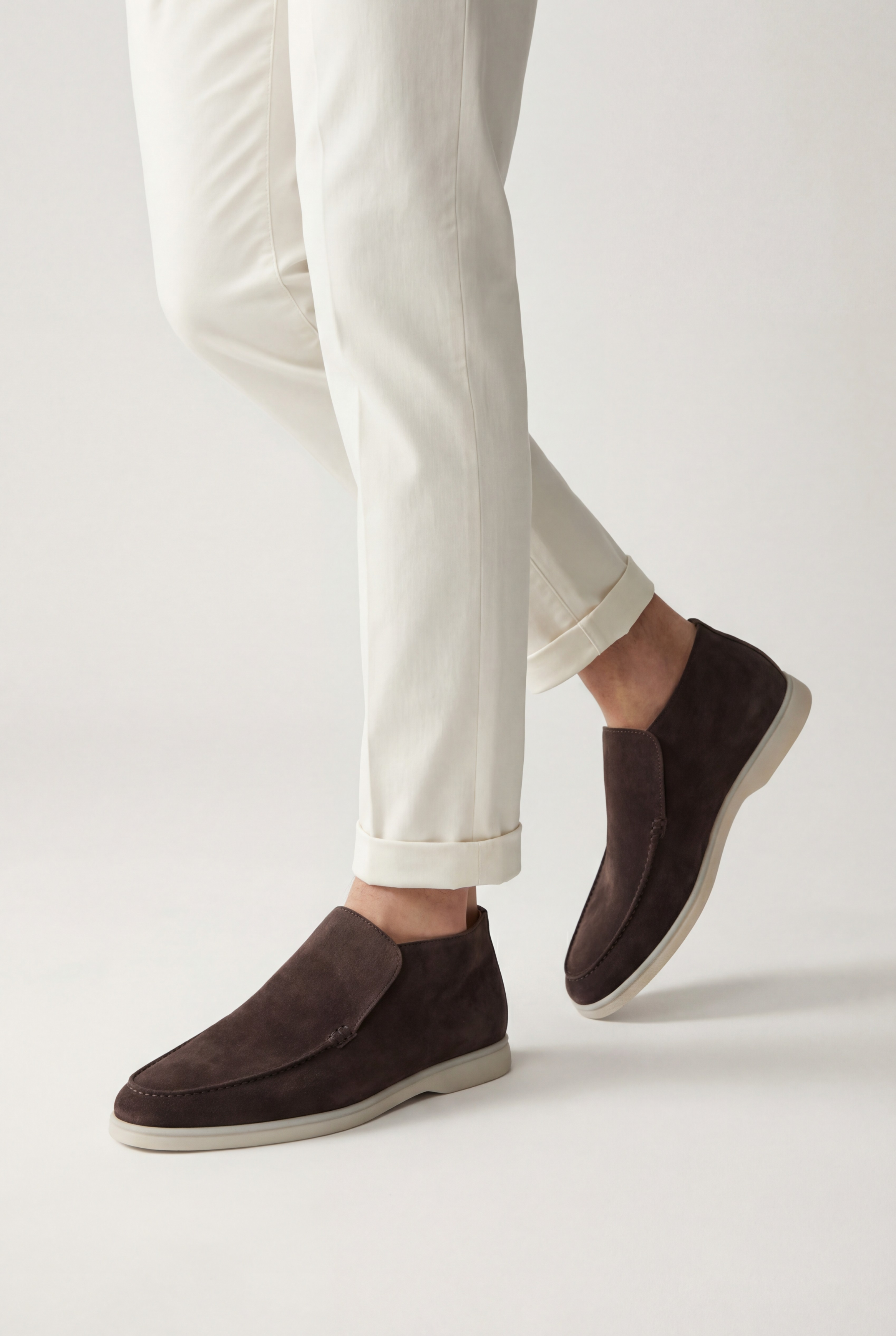 Amalfi Suede City Loafer Brown