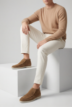 Amalfi Suede City Loafer Desert