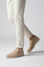 Amalfi Suede City Loafer Light Beige