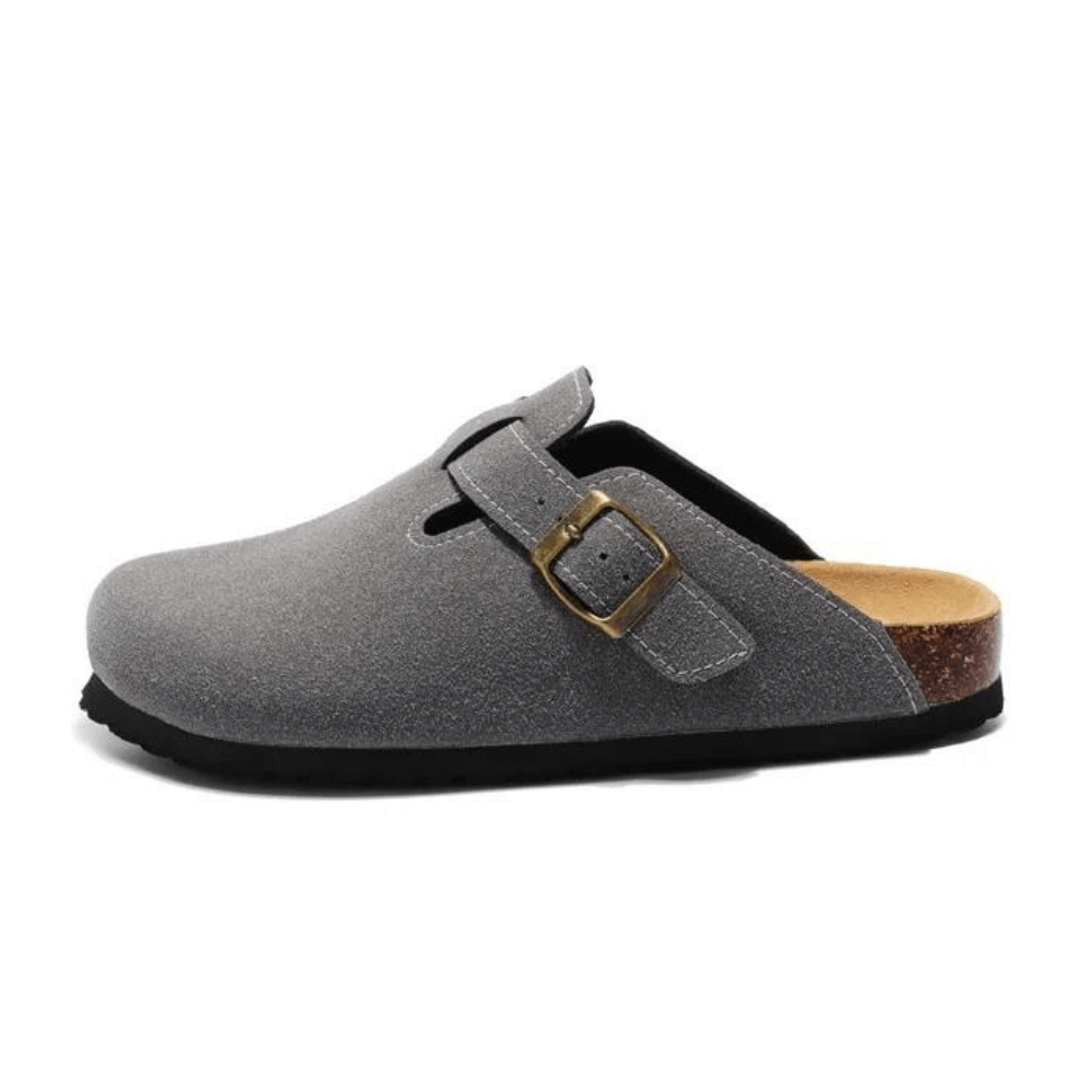 Cork Clog — Dark Grey