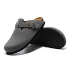 Cork Clog — Dark Grey