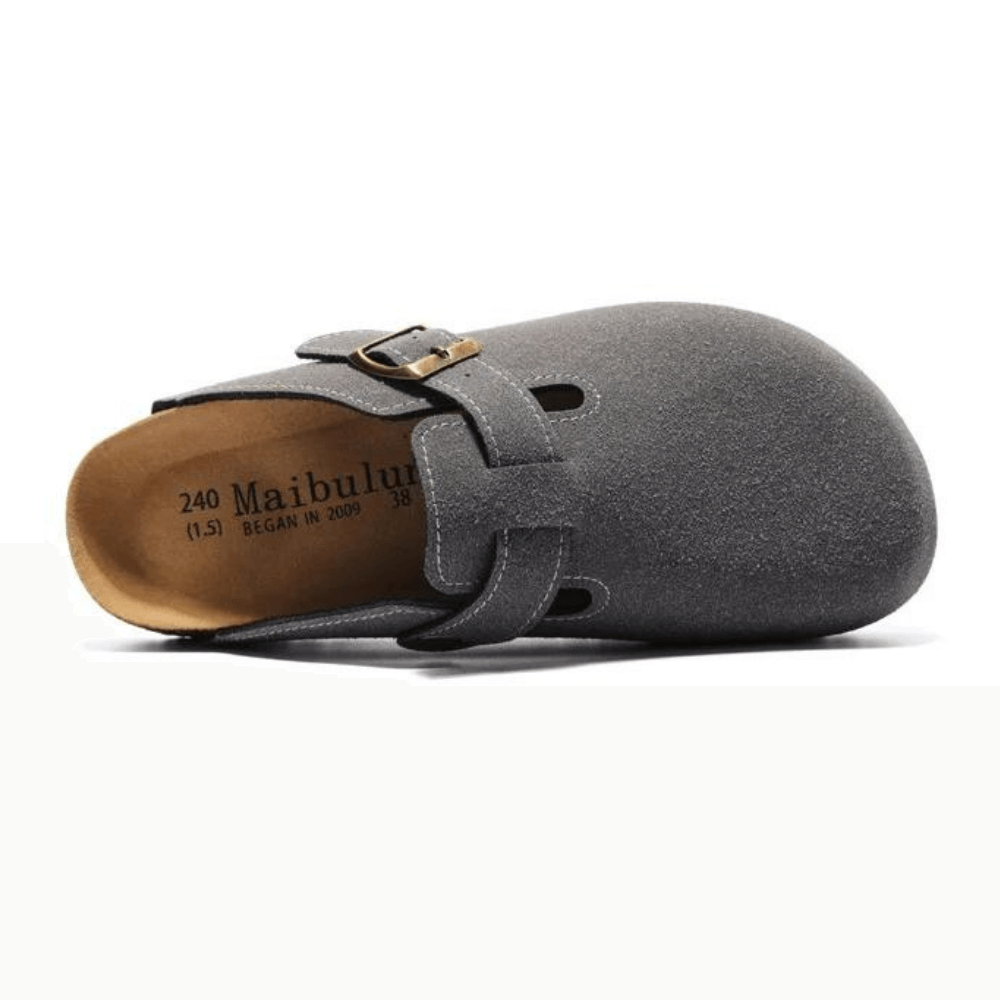 Cork Clog — Dark Grey