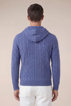 Como Kaschmir-Hoodie Blau