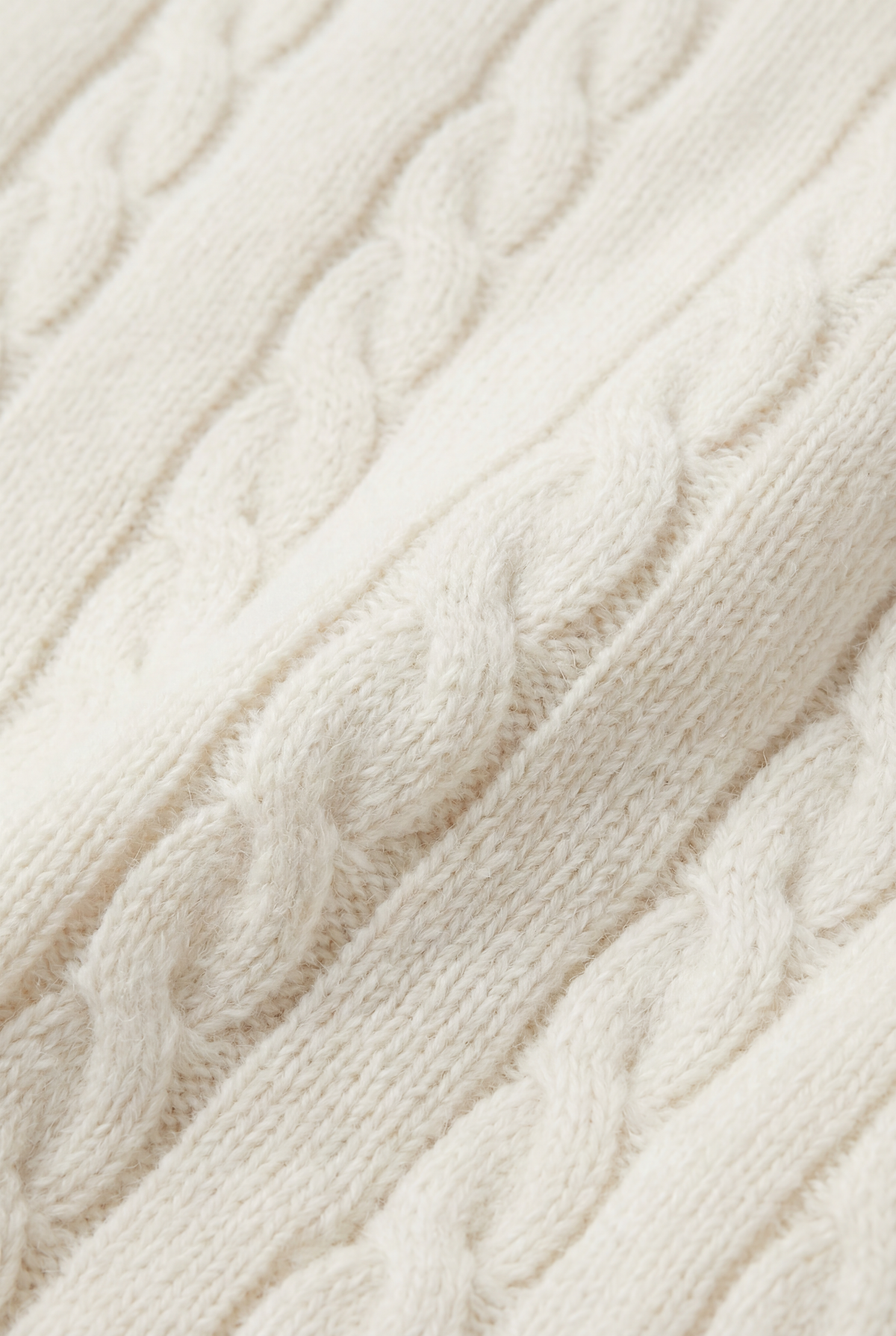 Como Kaschmir-Rundhalspullover Beige