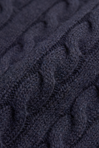 Como Kaschmir-Pullover mit Rundhalsausschnitt in Marineblau