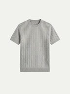 Nerano Strick-T-Shirt Grau
