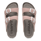 Capri Suede Sandal — Pink