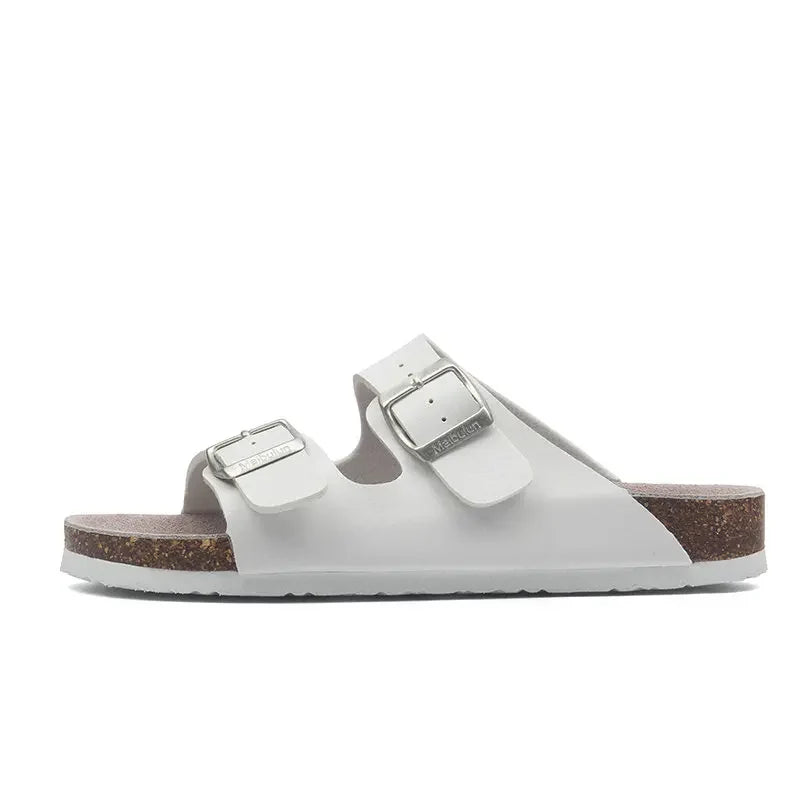 Capri Leather Sandal — White