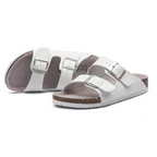 Capri Leather Sandal — White