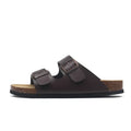 Capri Leather Sandal — Brown