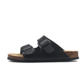 Capri Leather Sandal — Black