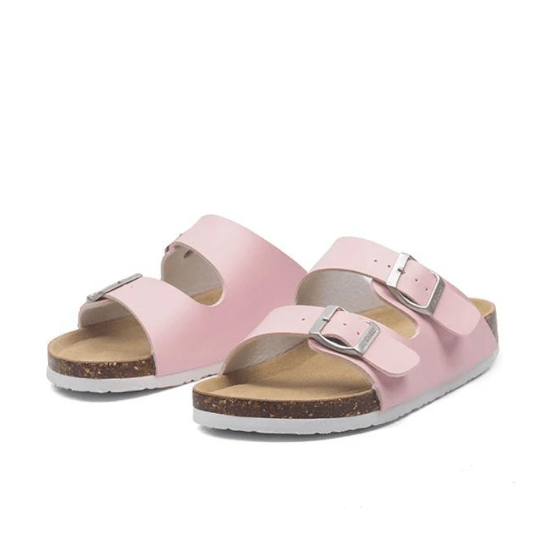 Capri Leather Sandal — Pink