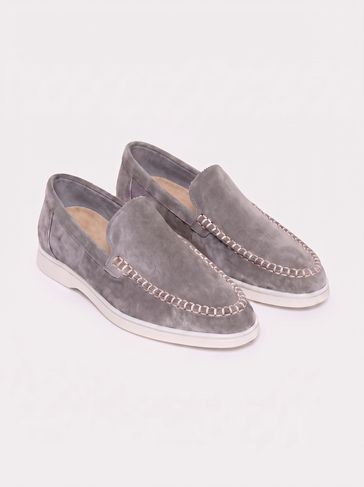 Grey Giorno Loafers