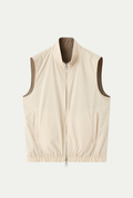 Wendbare Weste Beige